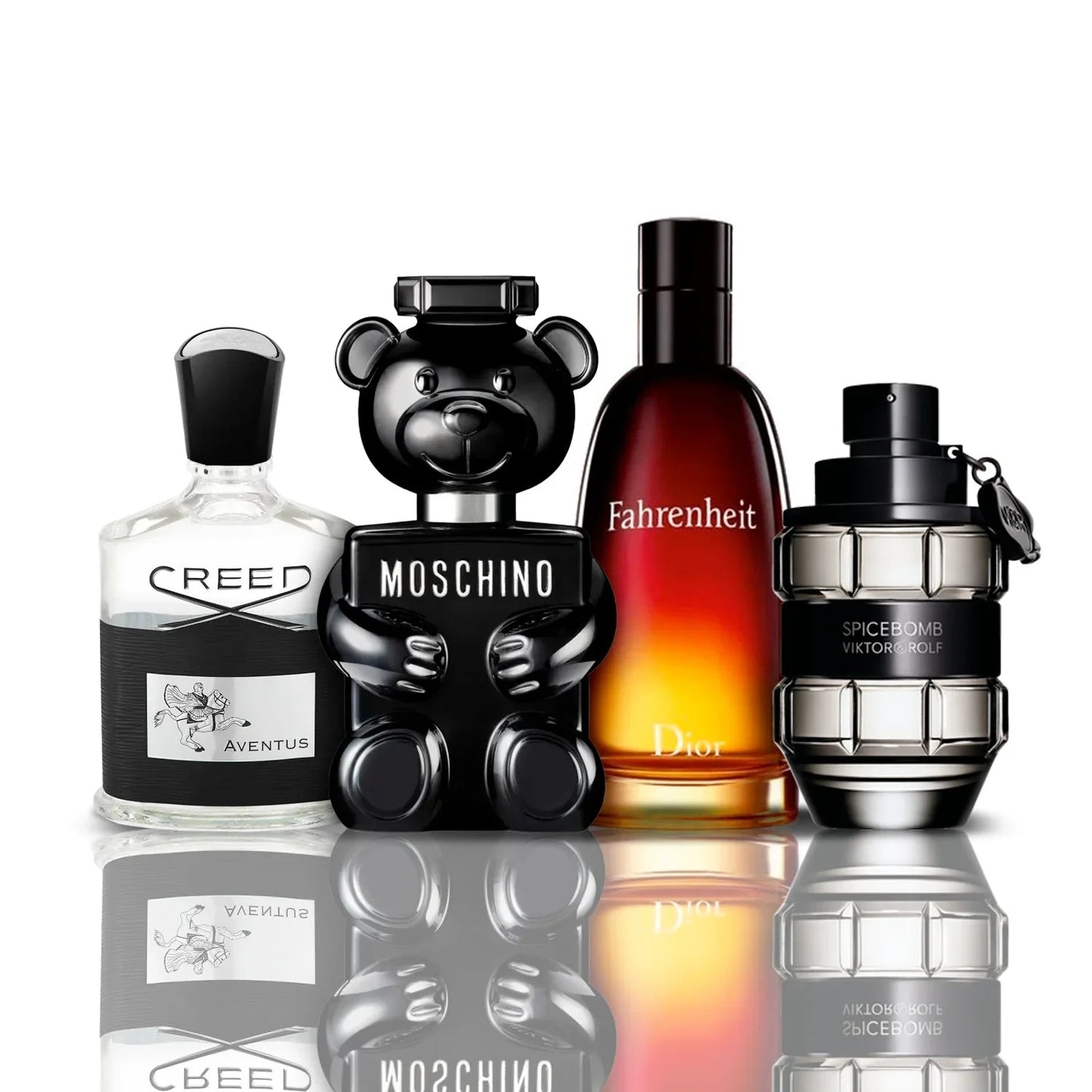 Sada 4 parfémů | Creed Aventus + Fahrenheit + Spicebomb + Toy Boy Moschino