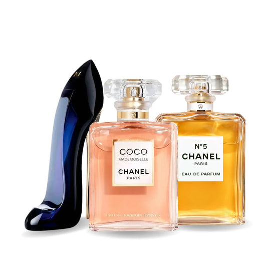 Sada 3 parfémů | Good Girl + Coco Mademoiselle + Chanel N°5