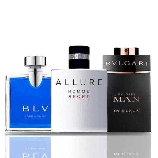 Sada 3 parfémů | BLV + Allure Homme Sport + Man in Black